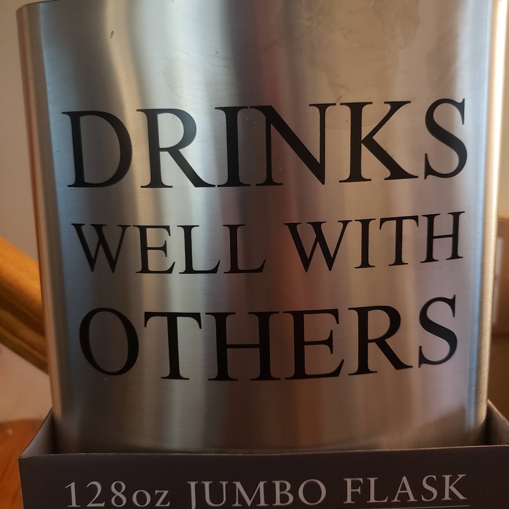 Tall drinking flask